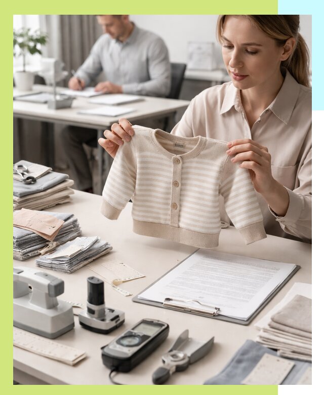 Сертификация детской одежды и текстильных изделий в Колпине