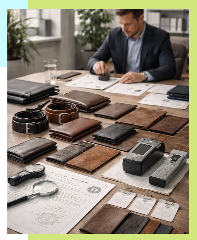 Сертификация кожаных изделий в Колпине от 12378 р. | Алешин-Клп