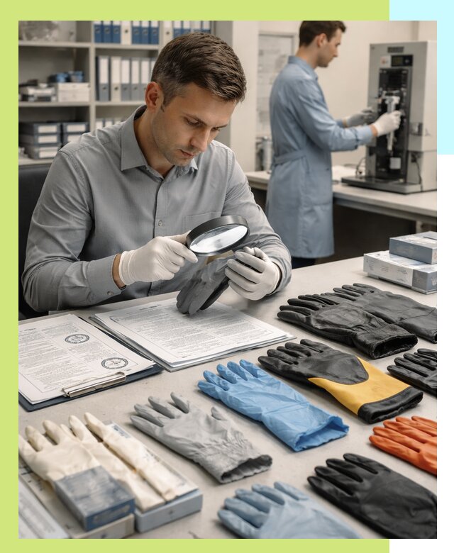 Сертификация перчаток и средств защиты продукции в Колпине