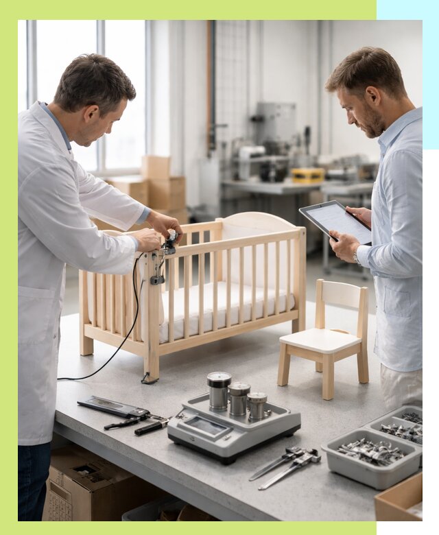 Сертификация детской мебели и проверка безопасности в Колпине