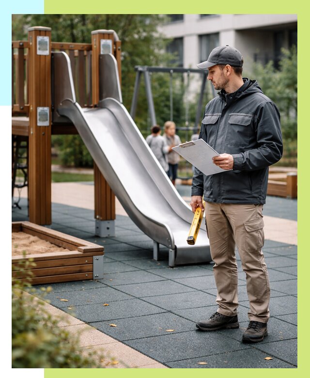 Сертификация детских площадок в Колпине от 25788 р. | Алешин-Клп