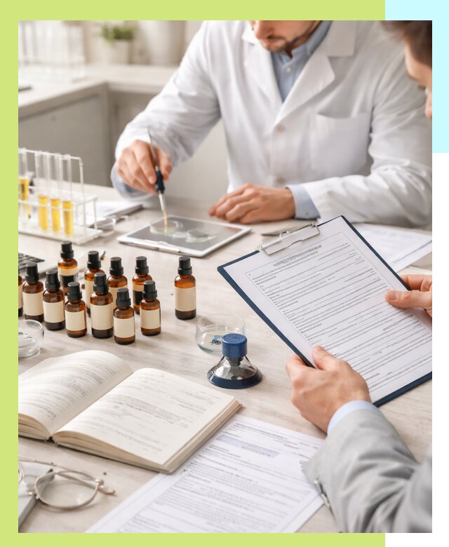 Сертификация эфирных масел и документация качества в Колпине