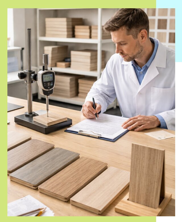 Сертификация ламината с испытаниями и оформлением документов в Колпине