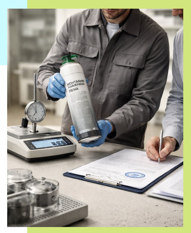 Сертификация монтажной пены в Колпине от 15473 р. | Алешин-Клп