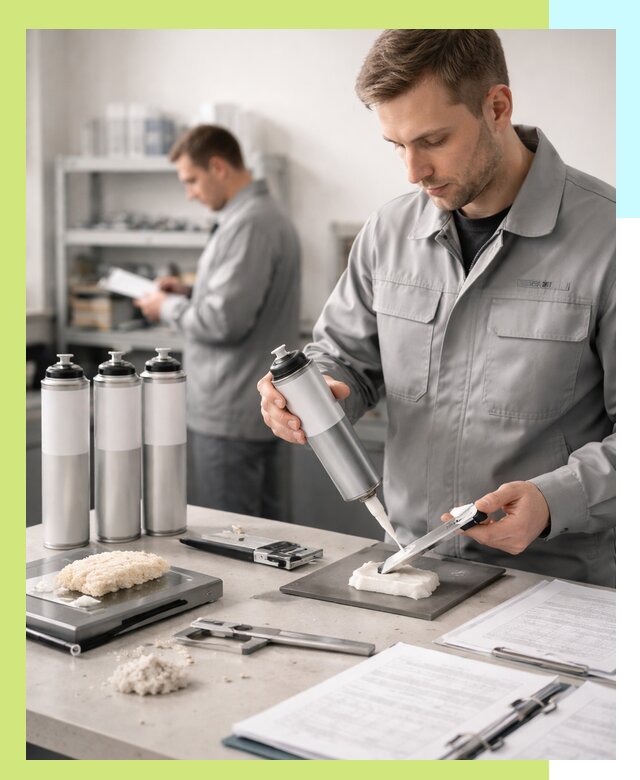 Сертификация монтажной пены и соответствие стандартам в Колпине