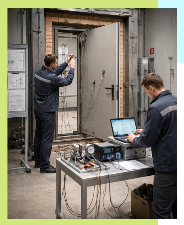 Сертификация противопожарных дверей в Колпине по ГОСТ и ТР