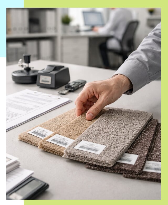 Сертификация ковролина в Колпине от 15473 р., Алешин-Клп