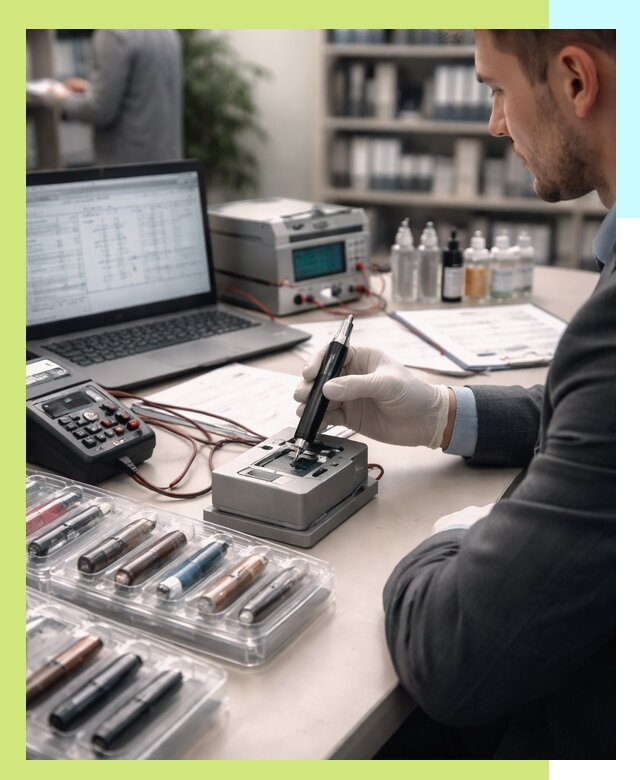 Сертификация электронных сигарет и вейпов в Колпине