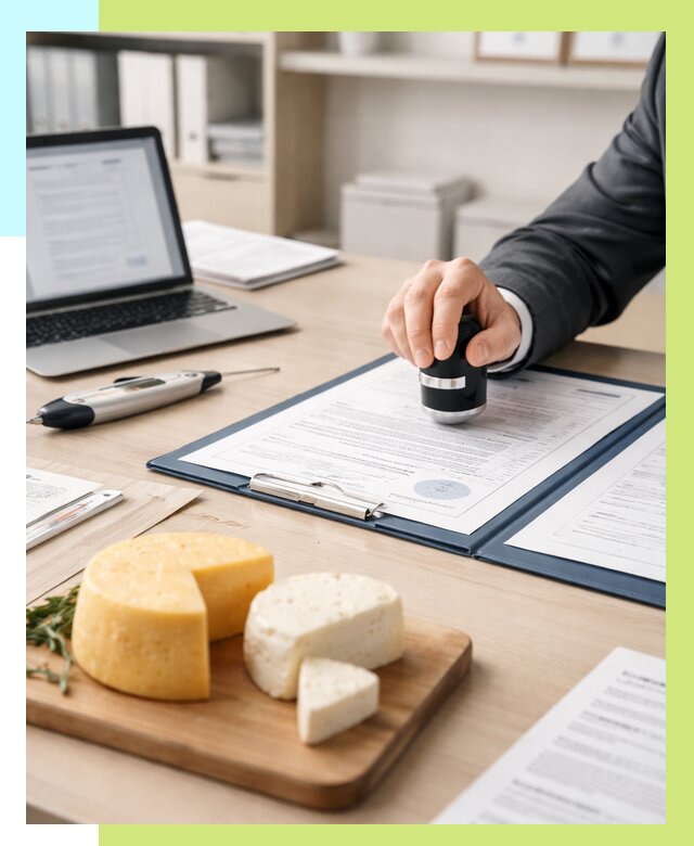 Сертификация сыров в Колпине от 15473 р | Сертификат на сыр Алешин-Клп