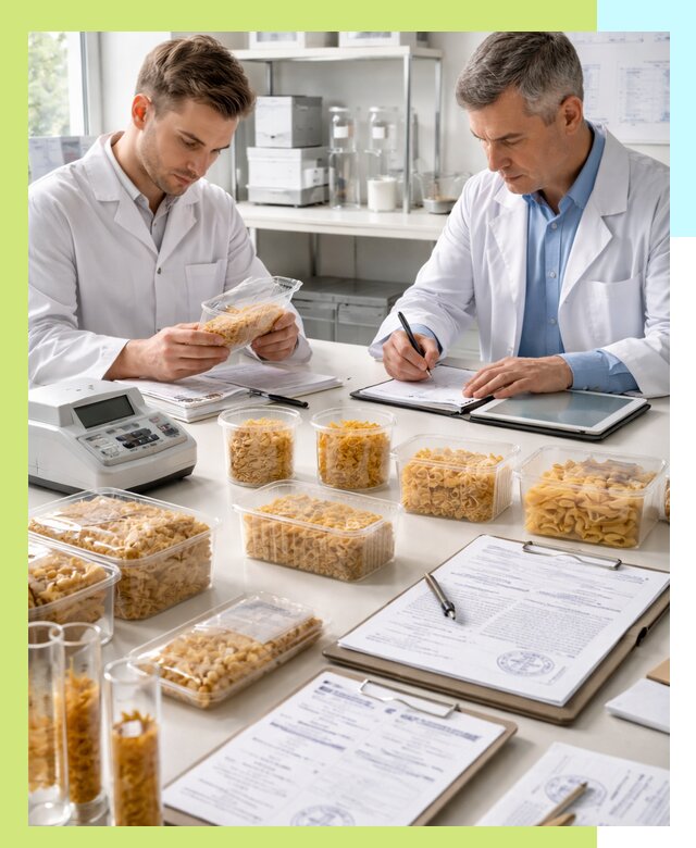 Сертификация макаронных изделий и технологической документации в Колпине