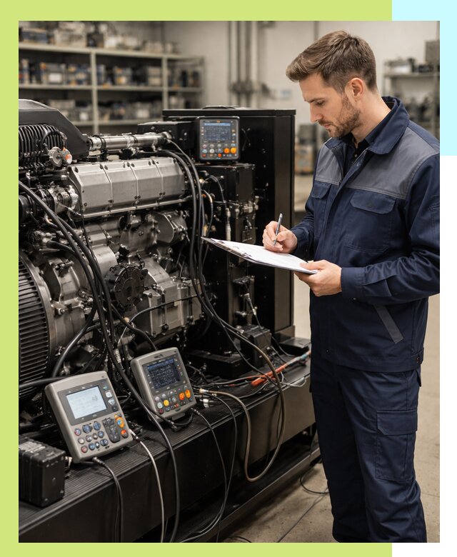 Сертификация дизельных генераторов и их оборудования в Колпине