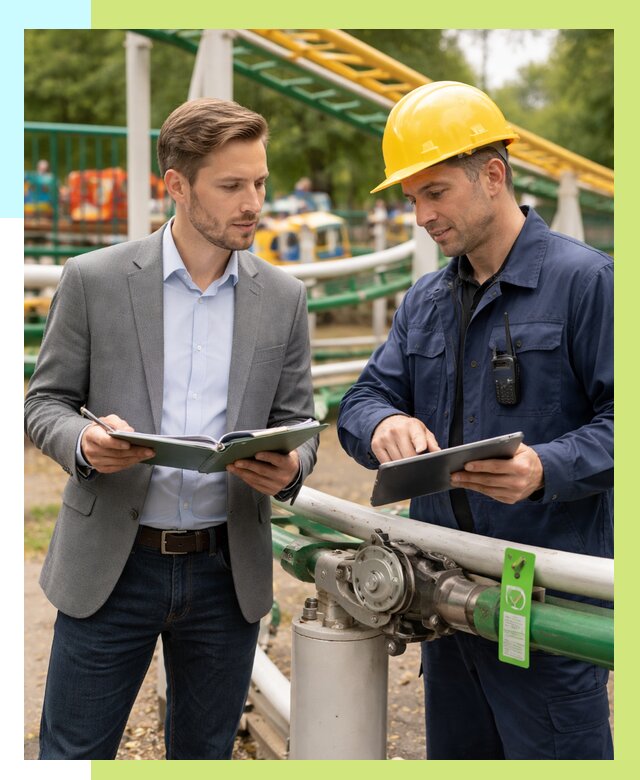 Сертификация аттракционов в Колпине от 46418 р. | Алешин-Клп