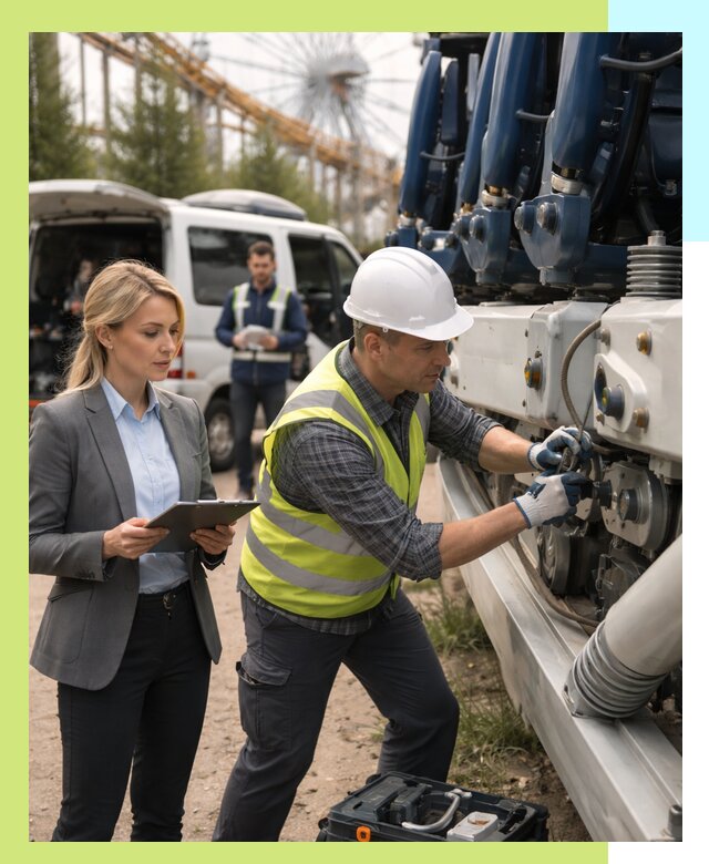 Сертификация аттракционов и проверка безопасности в Колпине