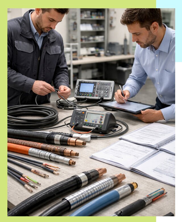 Сертификация кабеля и электропроводки в Колпине под ключ