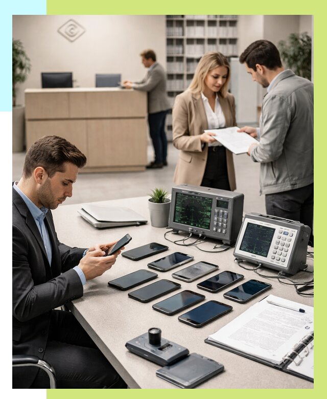 Сертификация телефонов в Колпине от 25788 р. под ключ | Алешин-Клп