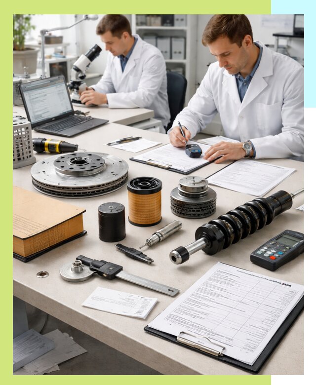 Сертификация автозапчастей и комплектующих в Колпине по ГОСТ