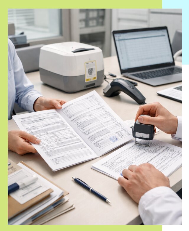 Оформление паспорта на товар и сопроводительных документов в Колпине