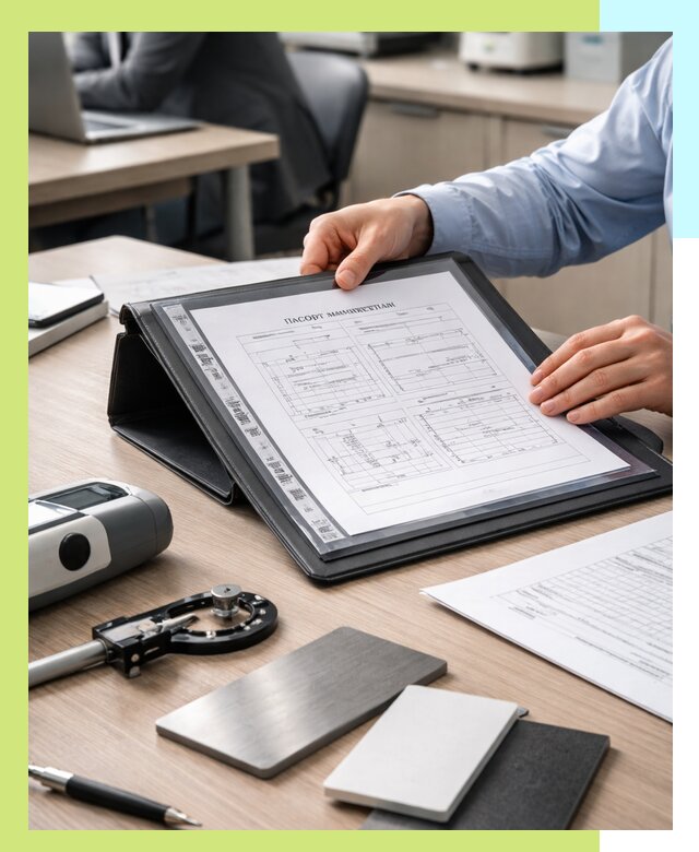 Оформление паспорта материала для продукции в Колпине