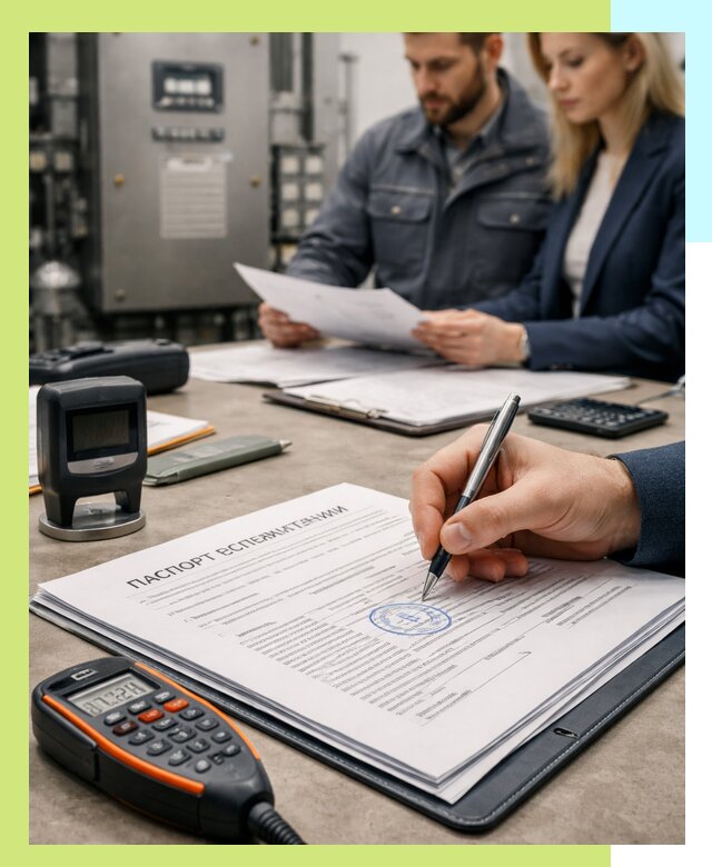 Оформление паспорта эксплуатации оборудования в Колпине