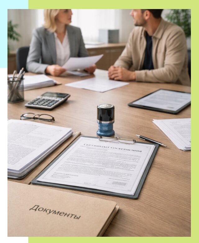 Сертификат соответствия на продукцию в Колпине от 15473 р.|Алешин-Клп