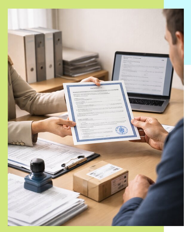 Оформление сертификата соответствия на продукцию в Колпине