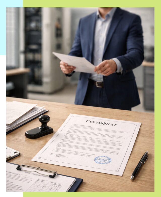 Сертификат на оборудование в Колпине от 15473 р. | Алешин-Клп