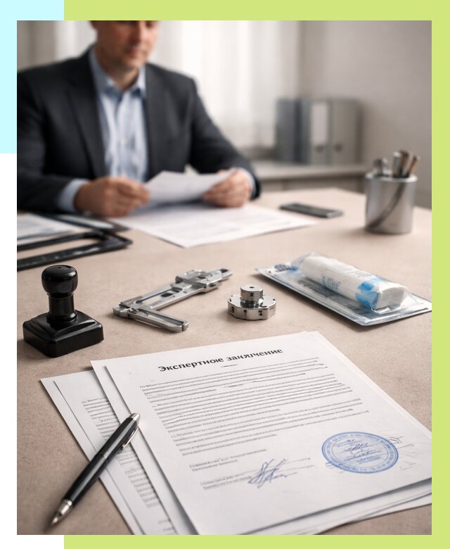 Экспертное заключение на продукцию в Колпине от 8768 р. | Алешин-Клп