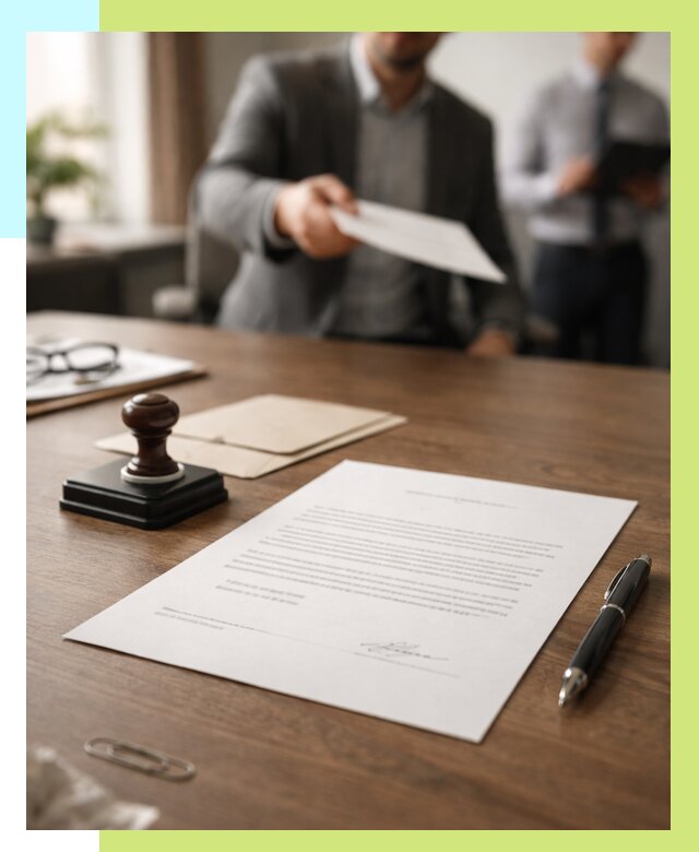 Отказное письмо по сертификации в Колпине от 3610 р. | Алешин-Клп