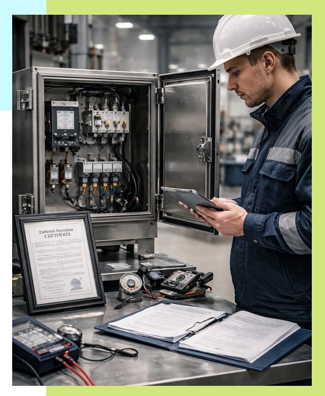 Сертификат взрывозащиты в Колпине от 46418 р. | Алешин-Клп