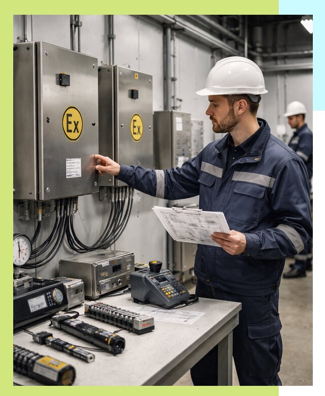 Сертификат взрывозащиты промышленного оборудования в Колпине