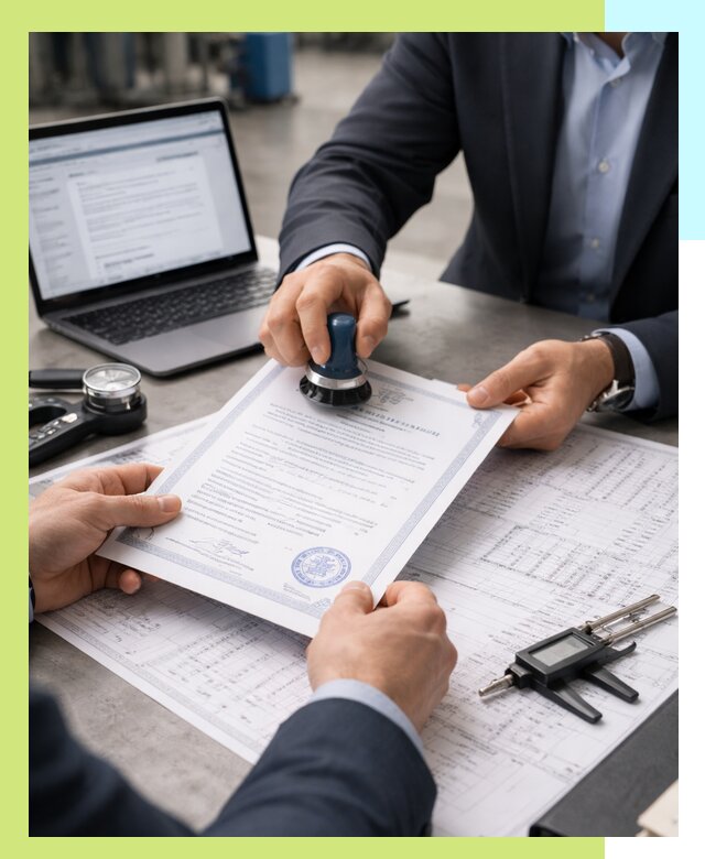 Оформление сертификата промышленной безопасности в Колпине