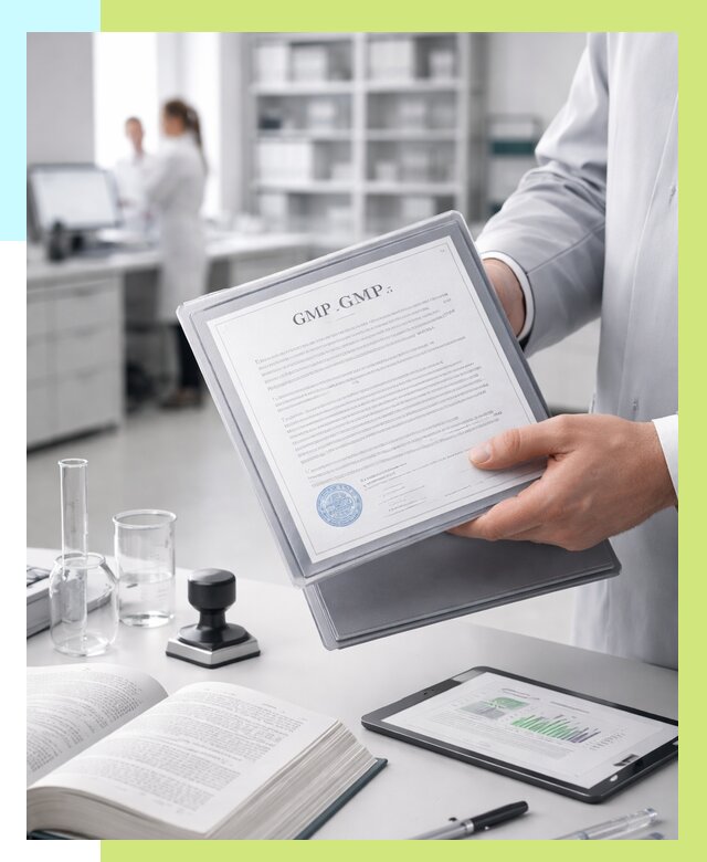 Сертификат GMP в Колпине под ключ от 87678 р. | Алешин-Клп