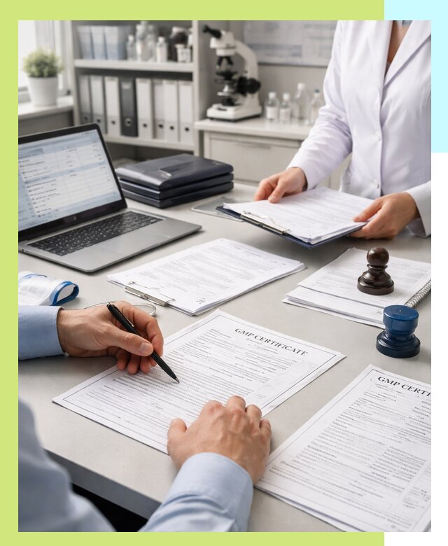 Оформление сертификата GMP в Колпине для фармпроизводства