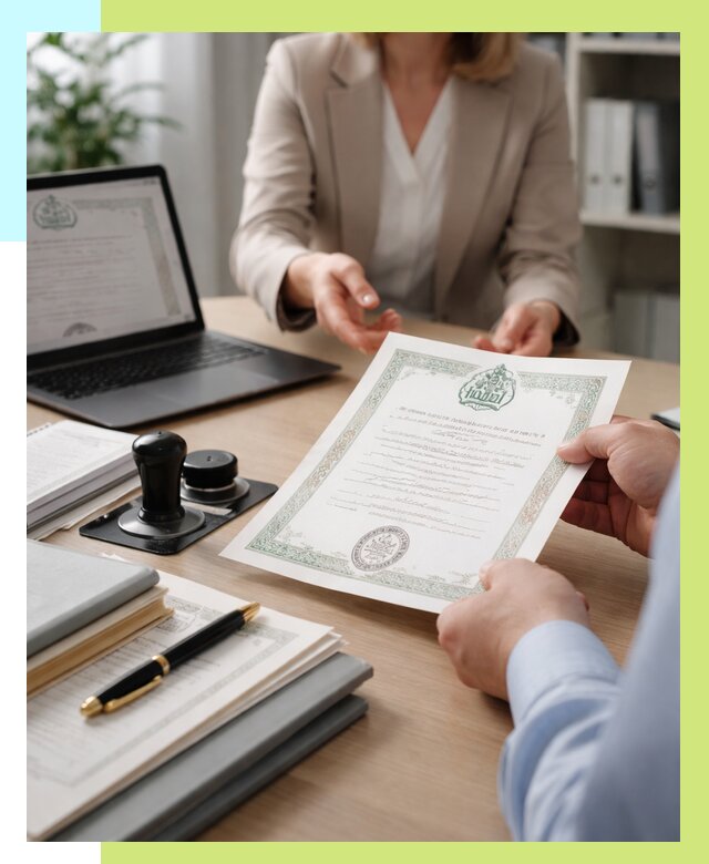 Халяль сертификат в Колпине, получить от 15473 р. | Алешин-Клп