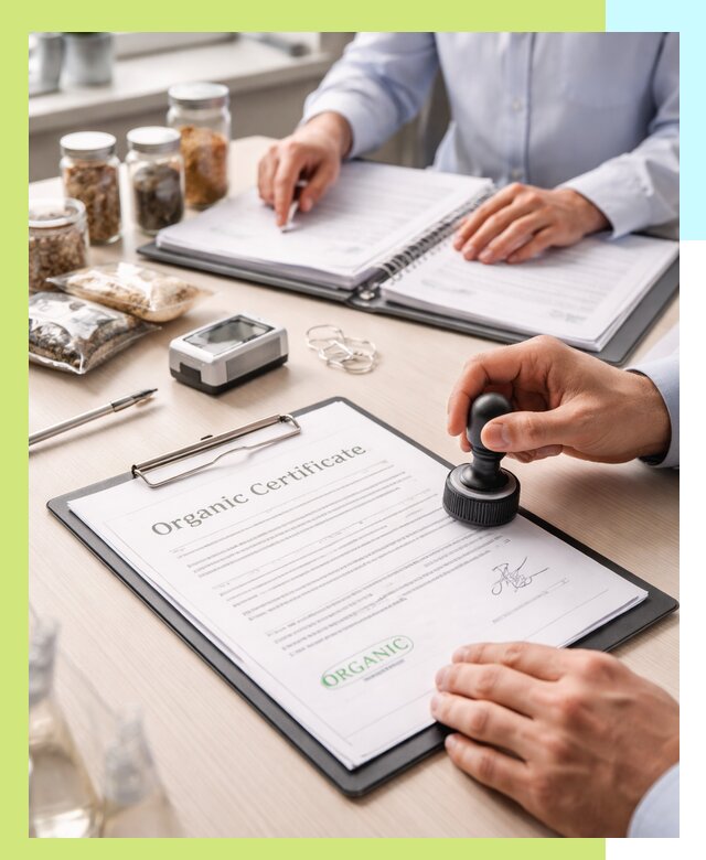 Получение органик сертификата для продукции в Колпине