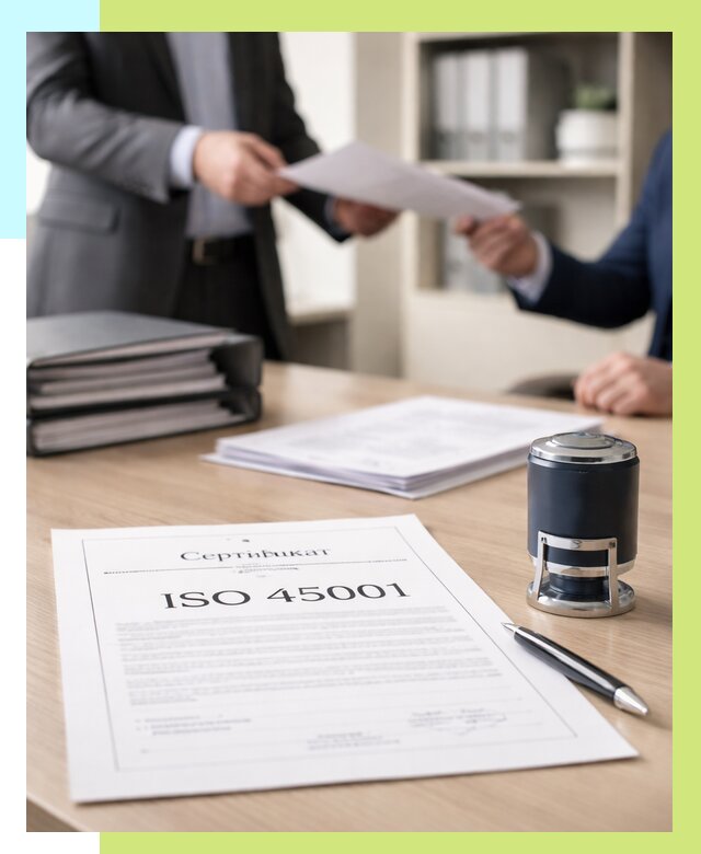 Сертификат ISO 45001 в Колпине под ключ от 46418 р. | Алешин-Клп