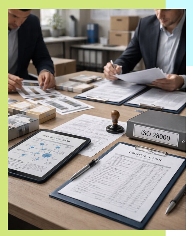 Получение сертификата ISO 28000 по безопасности цепи поставок в Колпине