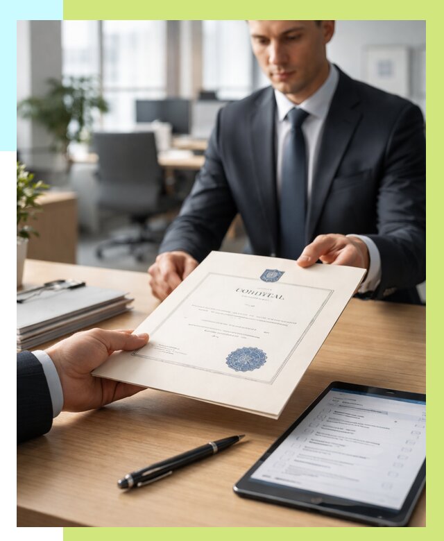 Сертификат ISO 30301 в Колпине от 36103 р. | Алешин-Клп - под ключ