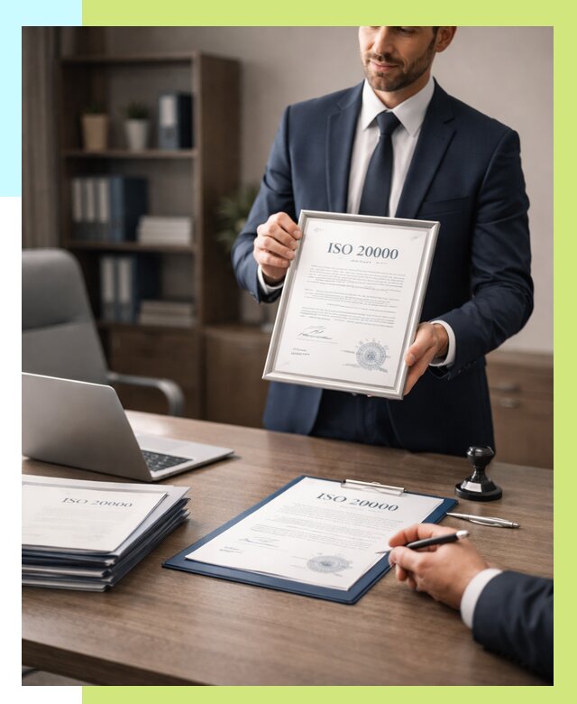 Сертификат ISO 20000 в Колпине под ключ от 123780 р., Алешин-Клп