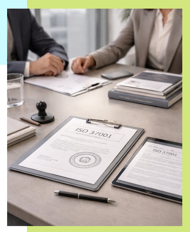 Сертификат ISO 37001 в Колпине оформить от 123780 р. Алешин-Клп