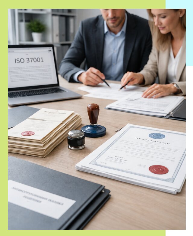 Получение сертификата ISO 37001 по системе борьбы с коррупцией в Колпине